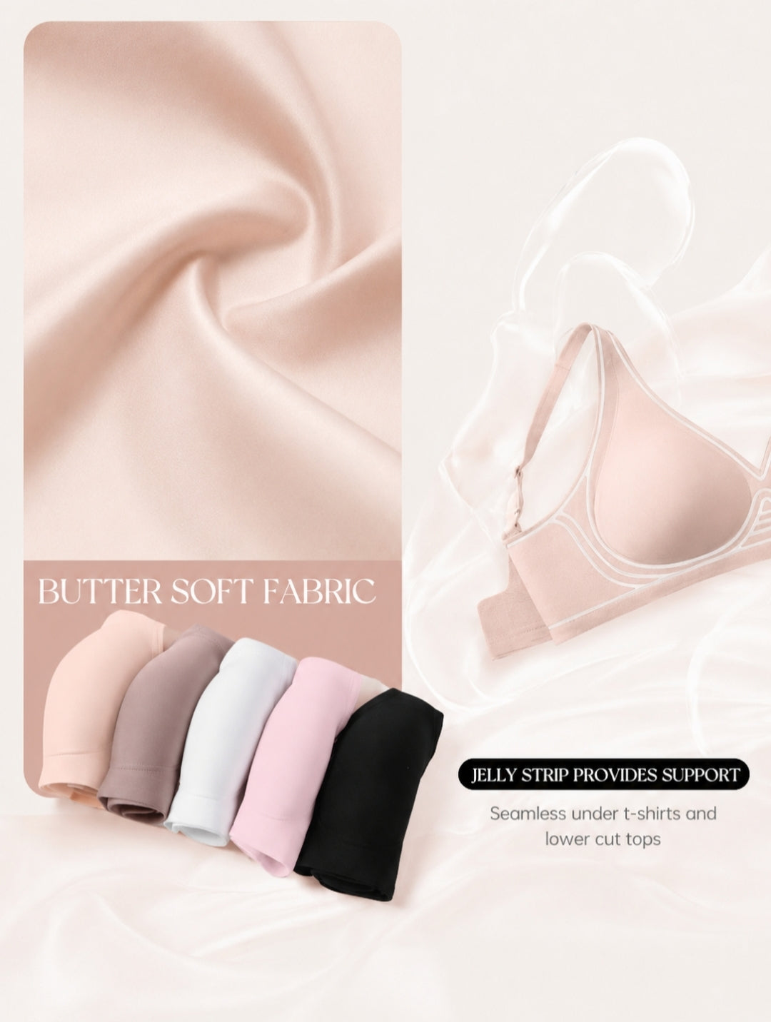 Lunelle™ Seamless Jelly Bra